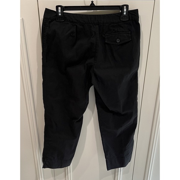 Tommy Bahama Relax Black Crop‎ Pants Ellery Fit Minimalist Classic - Picture 3 of 7